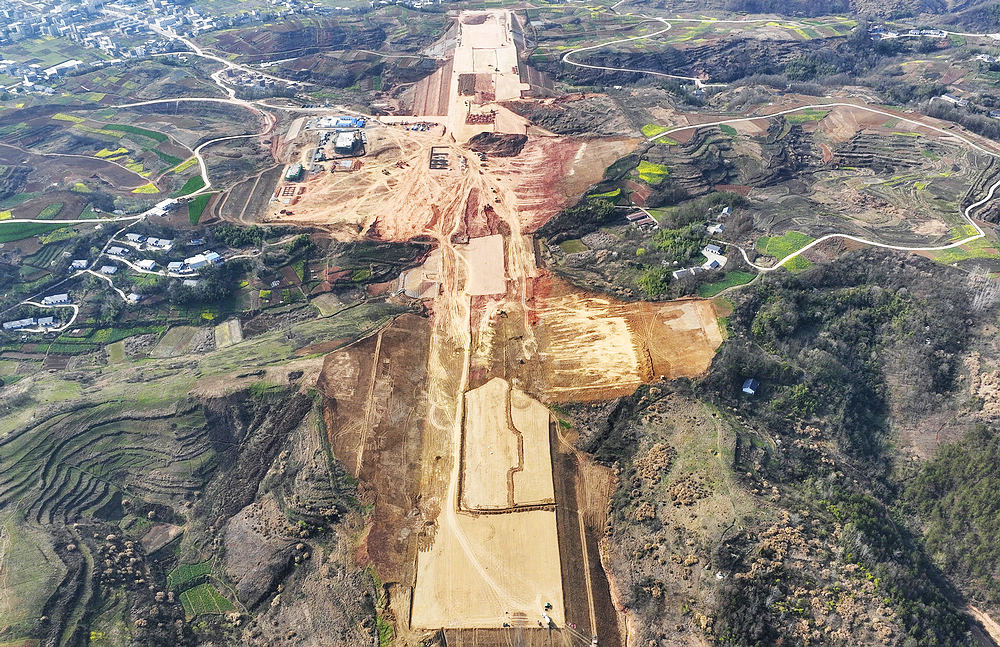 竹山县女娲山通用机场建设稳步推进